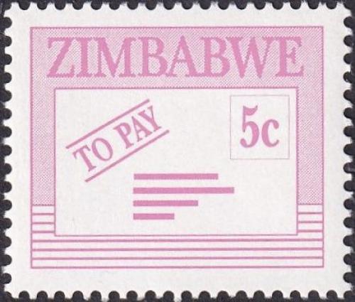 Potovn znmka Zimbabwe 1995 Doplatn Mi# 29