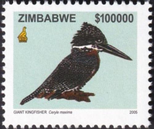 Potovn znmka Zimbabwe 2005 Rybak velk TOP Mi# 807 Kat 30