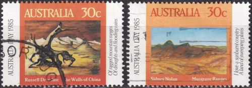 Potovn znmky Austrlie 1985 Umn 1A Mi# 910-11