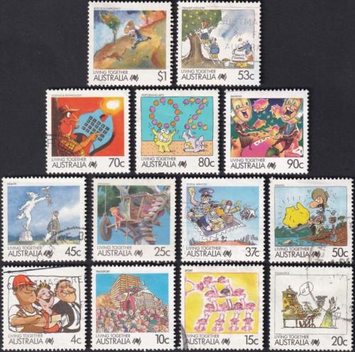 Potovn znmky Austrlie 1988 ivot v Austrlii Mi# 1080-92