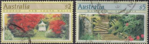 Potovn znmky Austrlie 1989 Botanick zahrady Mi# 1170-71