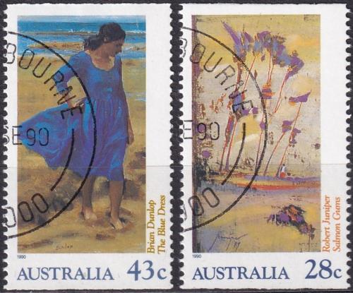 Potovn znmky Austrlie 1990  Umn, impresionismus Mi# 1227-28 Kat 5.50