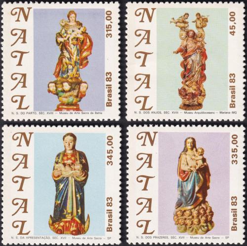 Potovn znmky Brazlie 1983 Vnoce, Panna Marie Mi# 2003-06 Kat 9