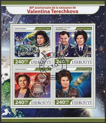 Potovn znmky Dibutsko 2017 Valentina Trekovov 1E Mi# 1638-41 Kat 10 - zvtit obrzek