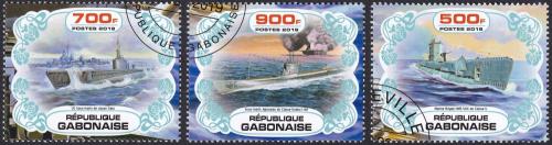 Potovn znmky Gabon 2019 Ponorky 2A Mi# N/N
