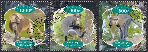Potovn znmky Gabon 2020 Opice 2A Mi# N/N
