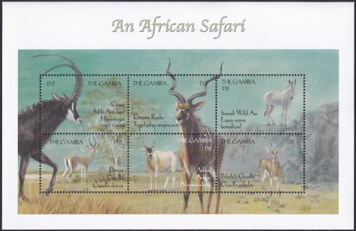 Potovn znmky Gambie 2000 Africk fauna Mi# 3515-20