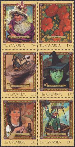 Potovn znmky Gambie 2001 arodj ze zem Oz Mi# 4170-75 Kat 11