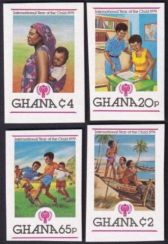 Potovn znmky Ghana 1980 Mez. rok dt Mi# 805-08 B