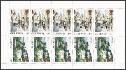 Potovn znmky Guernsey 1984 Turistick zajmavosti 1B Mi# N/N