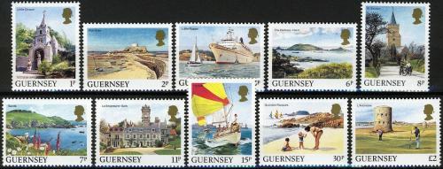 Potovn znmky Guernsey 1985 Turistick zajmavosti Mi# 325-34 Kat 11