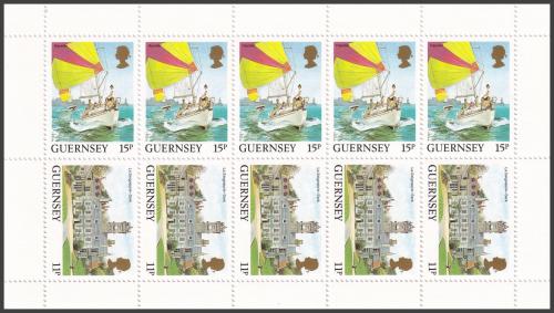 Potovn znmky Guernsey 1985 Turistick zajmavosti 1A Mi# N/N