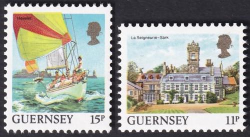 Potovn znmky Guernsey 1987 Turistick zajmavosti Mi# A392-B392