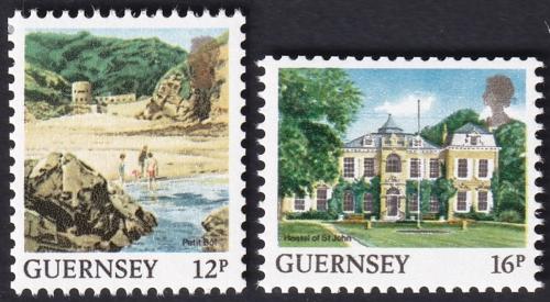 Potovn znmky Guernsey 1988 Turistick zajmavosti Mi# 413-14