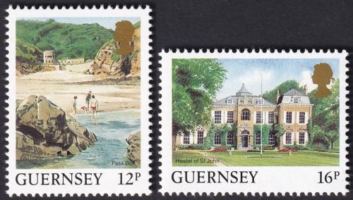 Potovn znmky Guernsey 1988 Turistick zajmavosti Mi# 415-16