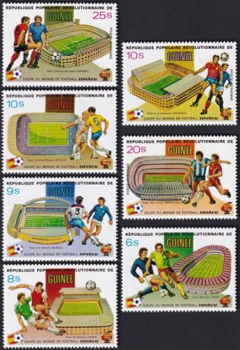 Potovn znmky Guinea 1982 MS ve fotbale Mi# 913-19