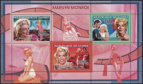 Potovn znmky Guinea 2006 Marilyn Monroe Mi# Mi# 4311-13 Bogen
