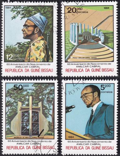 Potovn znmky Guinea-Bissau 1984 Amilcal Cabral Mi# 793-96