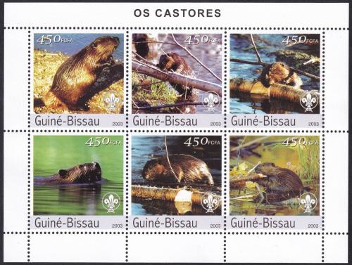 Potovn znmky Guinea-Bissau 2003 Bobi 1A Mi# 2470-75 Kat 11