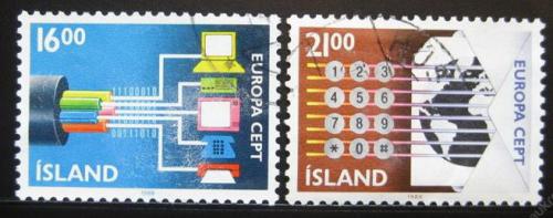Potovn znmky Island 1988 Evropa CEPT Mi# 682-83