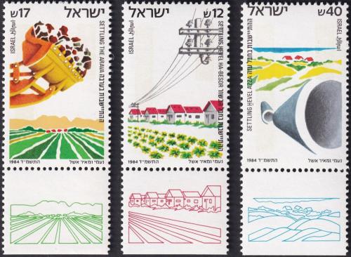 Potovn znmky Izrael 1984 Hevel Ha-Besor Mi# 955-57