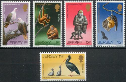 Potovn znmky Jersey 1979 Fauna Mi# 207-11