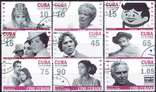 Potovn znmky Kuba 2009 Kubnsk kinematografie Mi# 5235-43 Kat 8.50