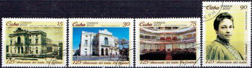 Potovn znmky Kuba 2010 Divadlo La Caridad Mi# 5434-37