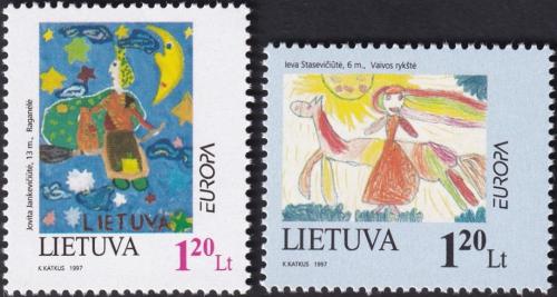 Potovn znmky Litva 1997 Evropa CEPT Mi# 636-37