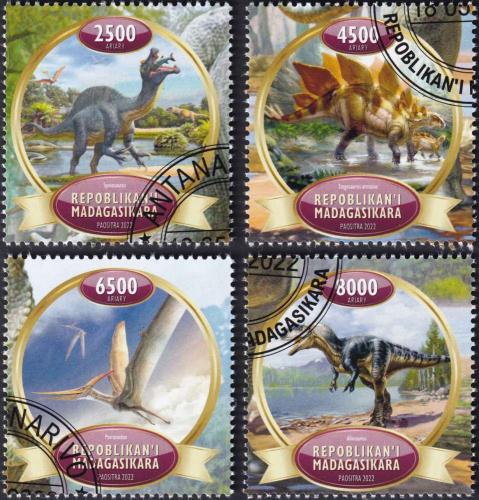 Potovn znmky Madagaskar 2022 Dinosaui 2B Mi# N/N