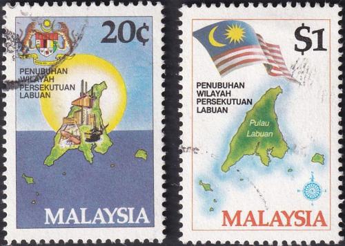 Potovn znmky Malajsie 1984 Teritorium Labuan Mi# 278-79 Kat 6