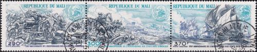 Potovn znmky Mali 1975 Americk revoluce 1A Mi# 499-501