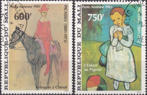 Potovn znmky Mali 1981 Umn, Picasso Mi# 876-77