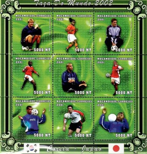 Potovn znmky Mosambik 2001 MS ve fotbale Mi# 1805-13