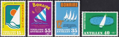 Potovn znmky Nizozemsk Antily 1979 Regata Bonaire Mi# 391-94