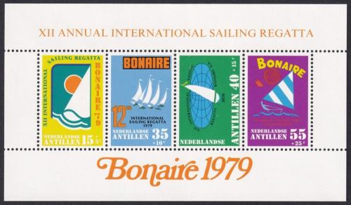 Potovn znmky Nizozemsk Antily 1979 Regata Bonaire Mi# Block 10