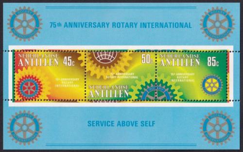 Potovn znmky Nizozemsk Antily 1980 Rotary Intl., 75. vro Mi# Block 12