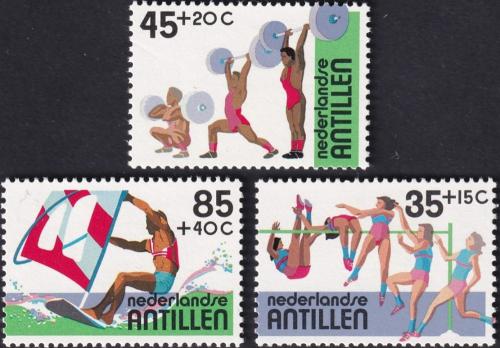 Potovn znmky Nizozemsk Antily 1983 Sport Mi# 487-89