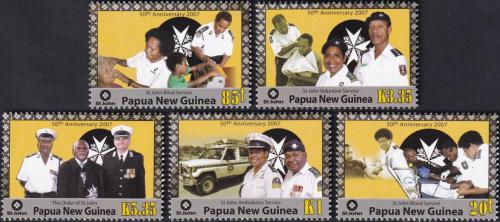 Potovn znmky Papua Nov Guinea 2007 Zchrani Mi# 1277-81 Kat 8.50