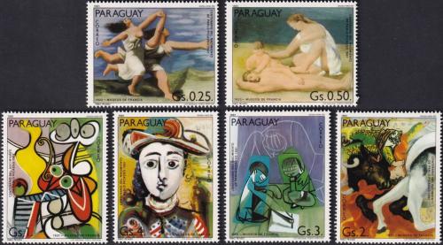 Potovn znmky Paraguay 1981 Umn, Pablo Picasso Mi# 3436-41