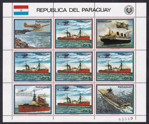 Potovn znmky Paraguay 1983 Letadlov lod Mi# 3662 Bogen Kat 24