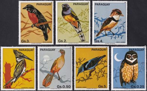 Potovn znmky Paraguay 1983 Ptci Mi# 3668-74 Kat 7