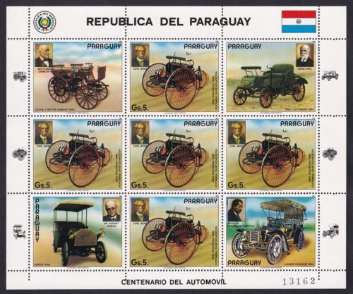 Potovn znmky Paraguay 1986 Star auta Mi# 3971 Bogen Kat 20