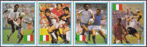 Potovn znmky Paraguay 1989 MS ve fotbale Mi# 4434-37 Kat 6