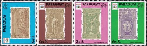 Potovn znmky Paraguay 1990 LOH Barcelona Mi# 4445-48 Kat 6