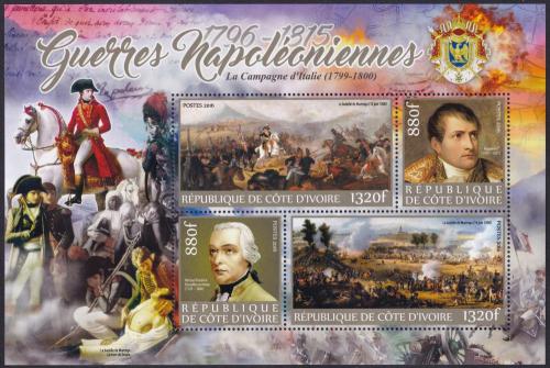 Potovn znmky Pobe Slonoviny 2016 Napoleon, Napoleonsk vlky 1A Mi# N/N