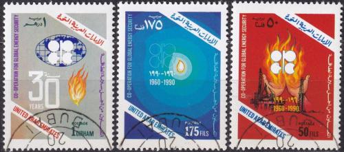 Potovn znmky S.A.E. 1990 OPEC, 30. vro Mi# 316-18