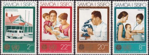 Potovn znmky Samoa 1973 WHO, 25. vro Mi# 285-88