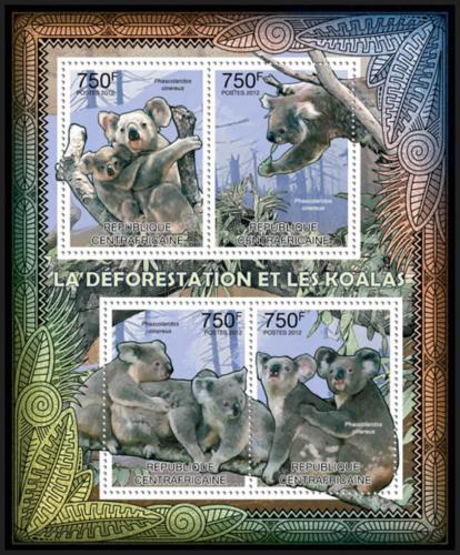 Potovn znmky SAR 2012 Koala Mi# 3637-40 Kat 14