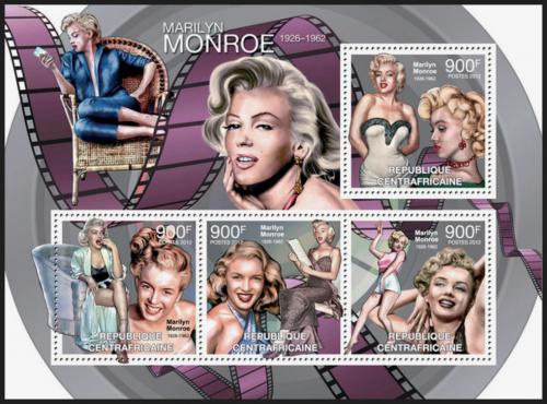 Potovn znmky SAR 2012 Marilyn Monroe Mi# 3712-15 Kat 16
